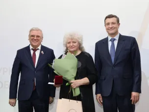 «Журналистом года-2025» стала корреспондент газеты «Лукояновская правда» Лариса Стешина   